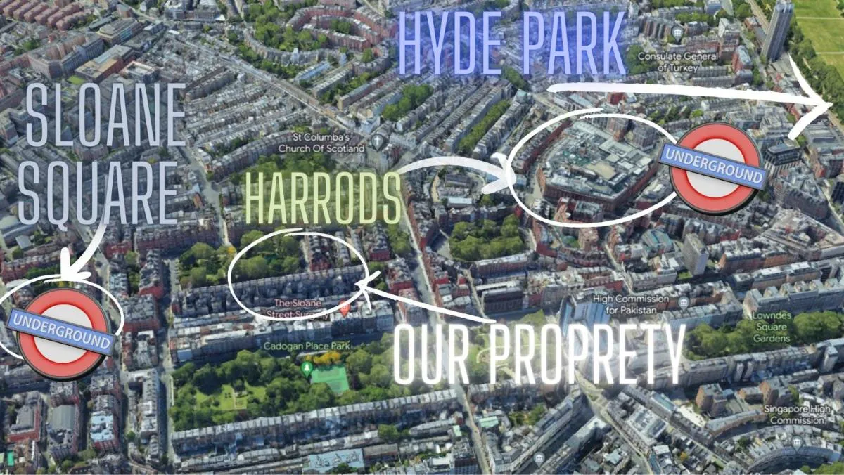 Image 4 of London Knightsbridge Sloane Pavilion Road Chelsea 5 mins walking to hyde Park and Harrods